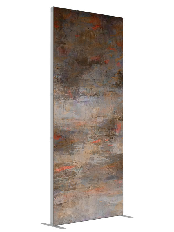 Rustic Amber Stager shown at an angled view, photography backdrop panel for Denny StudioEdge silicone edge frame, 3 ft