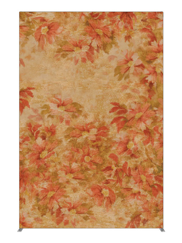 Nostalgic Autumn Floral, photography backdrop panel for Denny StudioEdge silicone edge frame, 5 ft