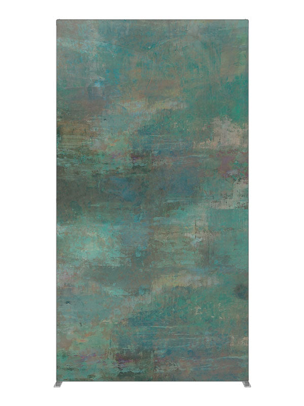 Rustic Teal Magpie, photography backdrop panel for Denny StudioEdge silicone edge frame, 4 ft