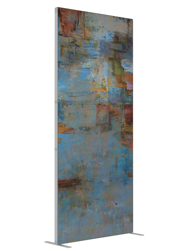 Bonkers shown at an angled view, photography backdrop panel for Denny StudioEdge silicone edge frame, 3 ft