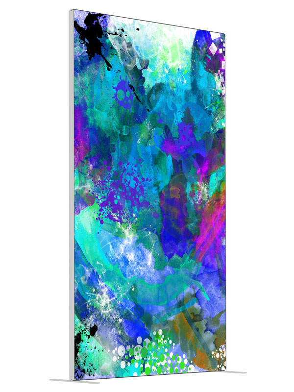 Singularity shown at an angled view, photography backdrop panel for Denny StudioEdge silicone edge frame, 4 ft