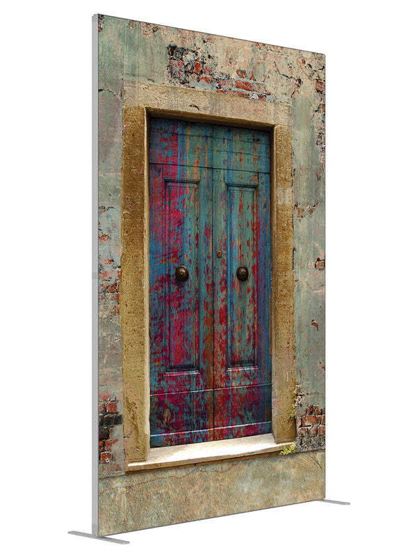 Toulouse Street shown at an angled view, photography backdrop panel for Denny StudioEdge silicone edge frame, 5 ft