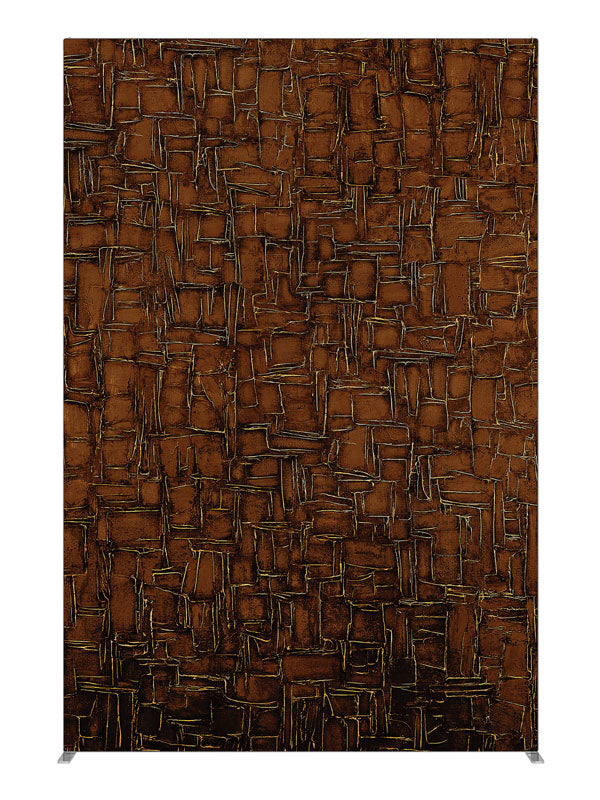Matrix Brown, photography backdrop panel for Denny StudioEdge silicone edge frame, 5 ft