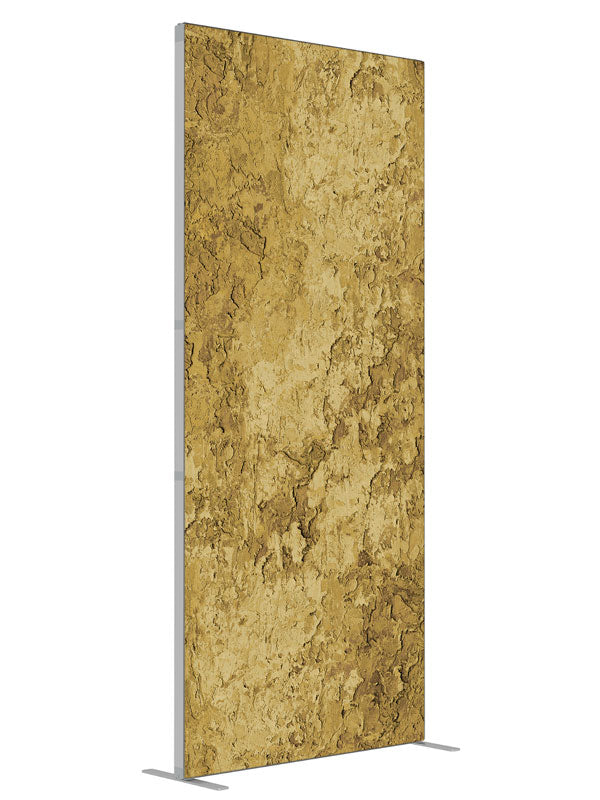 Golden shown at an angled view, photography backdrop panel for Denny StudioEdge silicone edge frame, 3 ft