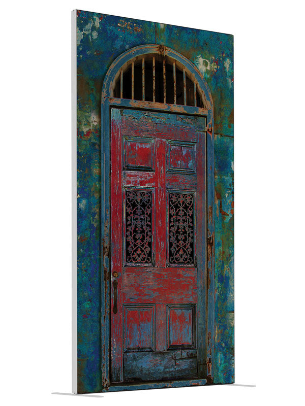 Iberville Street shown at an angled view, photography backdrop panel for Denny StudioEdge silicone edge frame, 4 ft