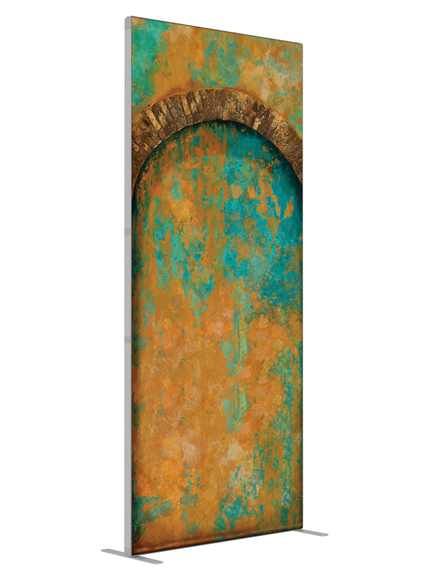 Cartagena shown at an angled view, photography backdrop panel for Denny StudioEdge silicone edge frame, 3 ft