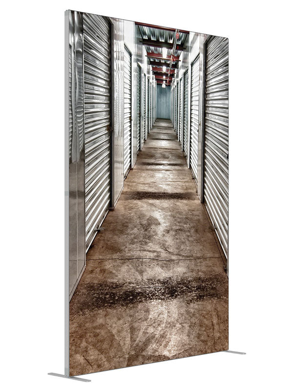 Storage 1 shown at an angled view, photography backdrop panel for Denny StudioEdge silicone edge frame, 5 ft