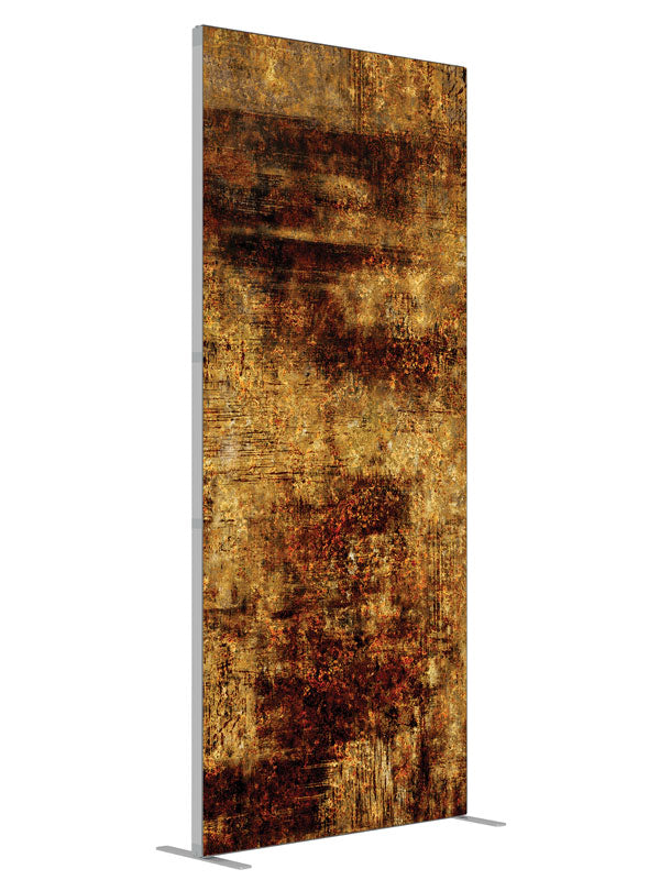 Embers shown at an angled view, photography backdrop panel for Denny StudioEdge silicone edge frame, 3 ft