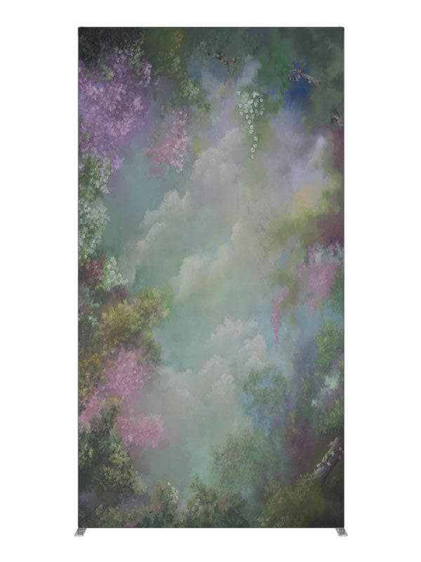 Victorian Garden, photography backdrop panel for Denny StudioEdge silicone edge frame, 4 ft