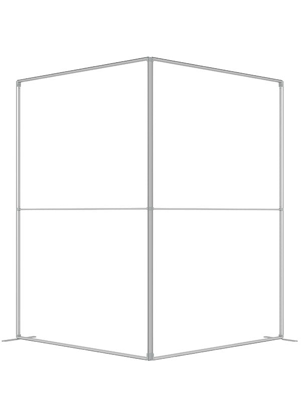 A single 5 ft frame panel viewed head-on, in lightweight silver aluminum — part of the Denny StudioEdge modular backdrop frame system.