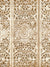 Antique Floral Photography Backdrop - Antique floral photography backdrop with intricate beige and gold patterns.