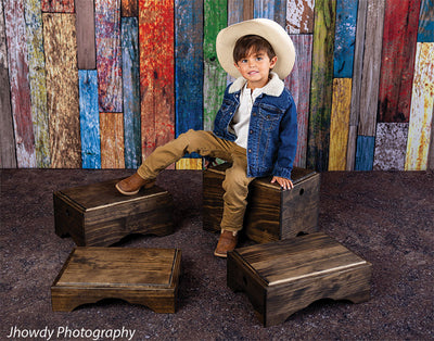 Multi Color Wood Backdrop for Photography