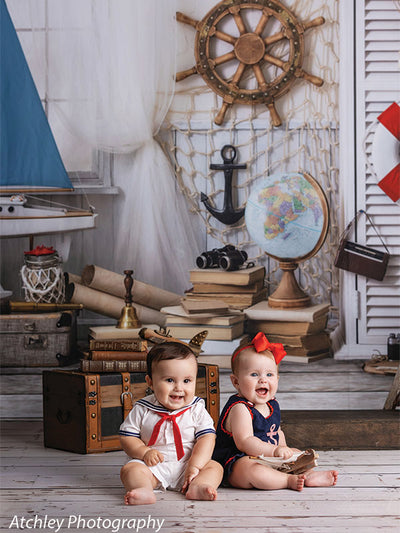 Nautical Photography Backdrop - Expedition