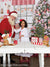 Gingerbread Christmas Kitchen Printed Backdrop