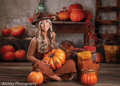 Halloween Pumpkins Backdrop