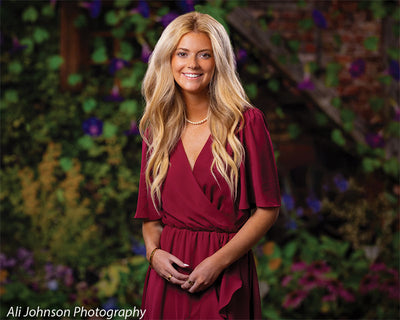 Spring Cottage Brick Photography Backdrop