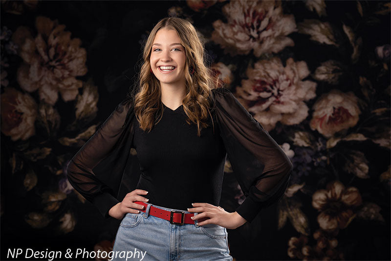 Vintage Floral Tapestry Photography Backdrop