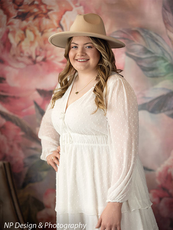 Peony Bliss Floral Photography Backdrop