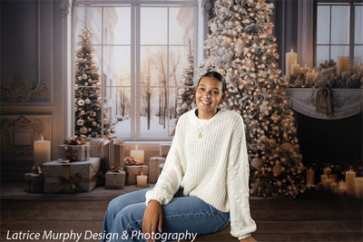 Refined Christmas Backdrop