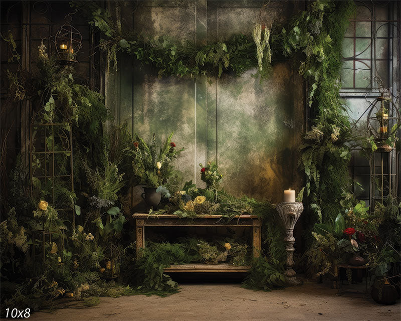 Green Foliage Backdrop