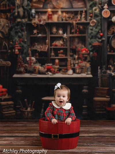 Santa Claus Magic Backdrop