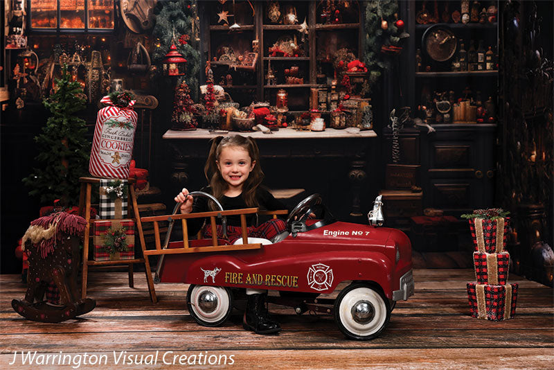 Santa Claus Magic Backdrop