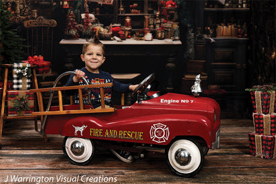 Santa Claus Magic Backdrop