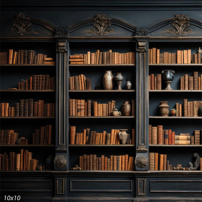 Classical Library Backdrop