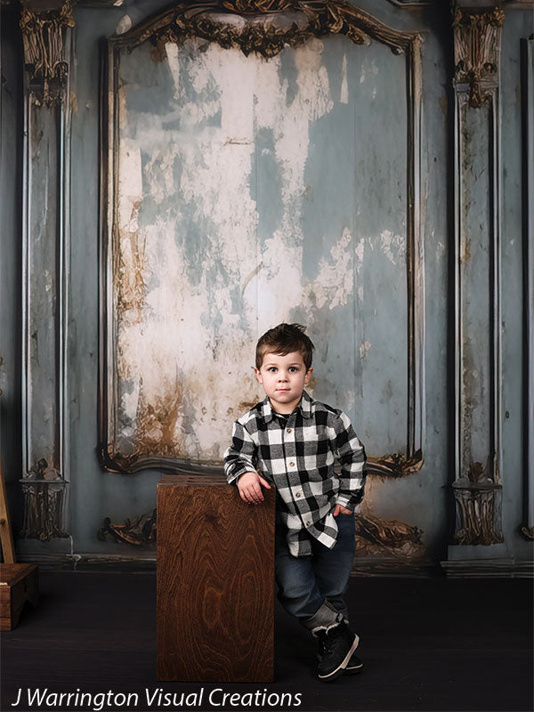Grand Memories Vintage Ornate Wall Photography Backdrop