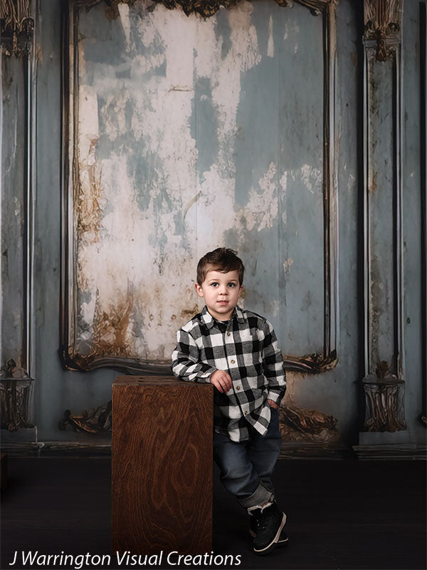 Grand Memories Vintage Ornate Wall Photography Backdrop
