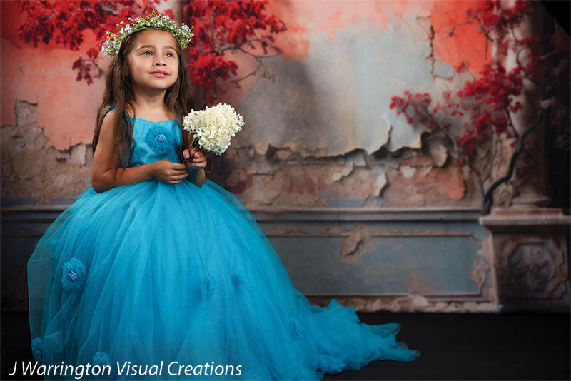 Regal Tuscan Wall Photography Backdrop