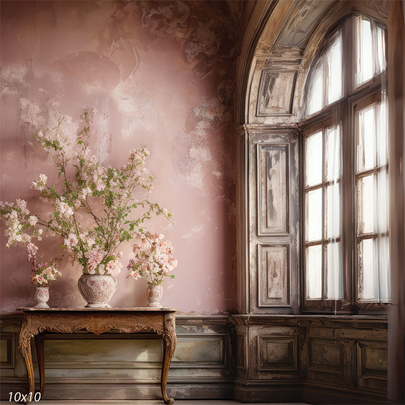 French Pink Foyer Backdrop