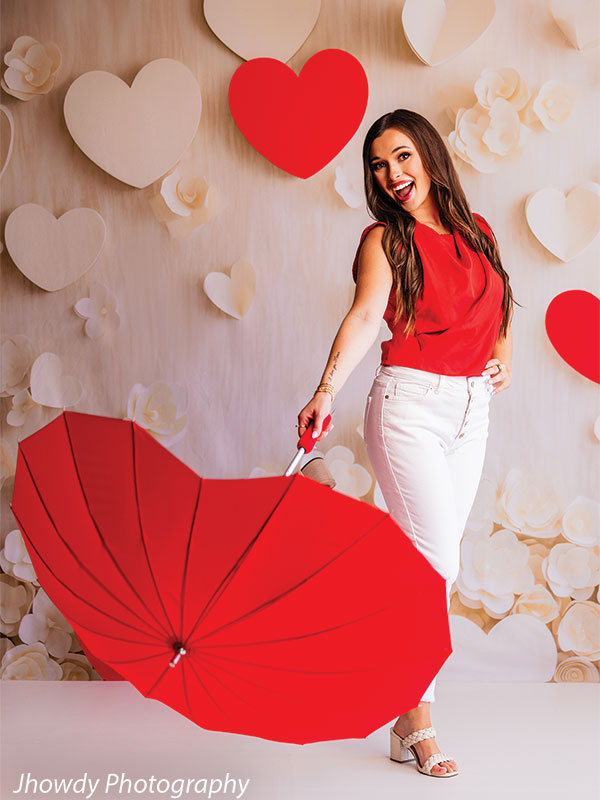 Ivory Valentine Backdrop