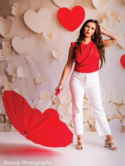 Ivory Valentine Backdrop