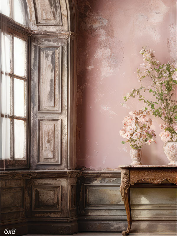 French Pink Foyer Flipped Backdrop