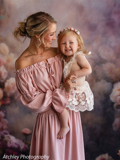 Peonies and Roses Backdrop