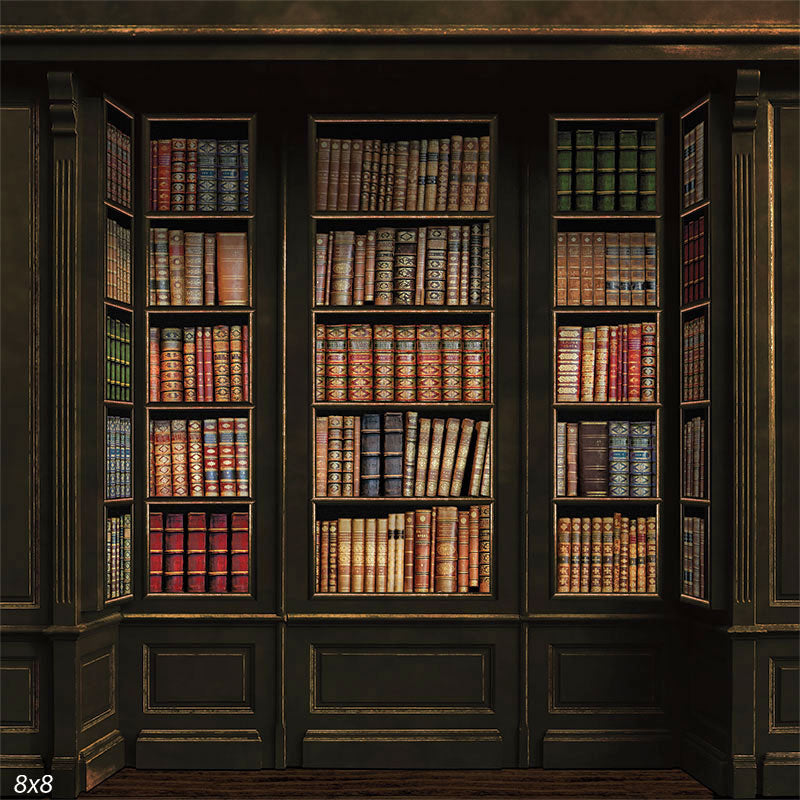 Estate Paneled Library and Wall Corner Set