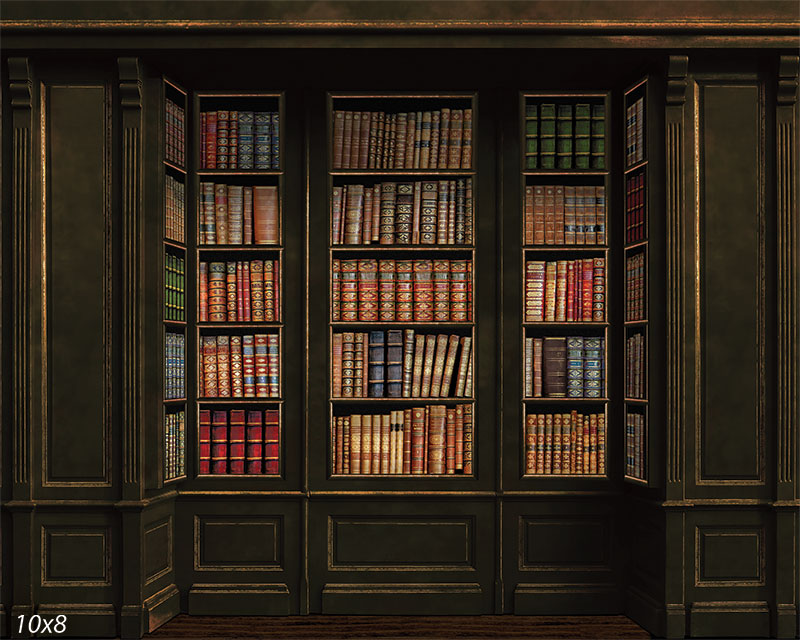 Estate Paneled Library and Wall Corner Set