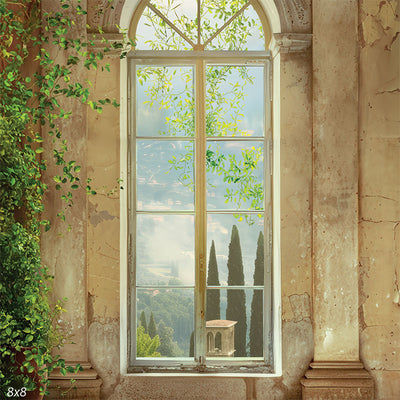 Italian Villa Balcony and Window Corner Set