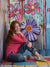 Tin Flowers Door Photography Backdrop