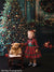 Christmas Faded Victorian Photography Backdrop