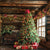 Christmas Rustic Cottage Photography Backdrop