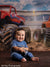 Kids Cake Smash Monster Truck Photography Backdrop