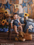 Kids Cake Smash Sunflower Teddy Bear Photography Backdrop