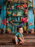 Colorful Tiki Toy Room Cake Smash Photography Backdrop