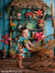 Colorful Tiki Toy Room Cake Smash Photography Backdrop