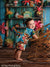 Colorful Tiki Toy Room Cake Smash Photography Backdrop