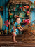 Colorful Tiki Toy Room Cake Smash Photography Backdrop