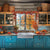 Cozy Autumn Kitchen Photography Backdrop