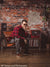 Vintage Exposed Brick Music Studio Backdrop